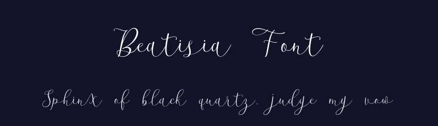 Beatisia Font by sizimon — Script Handwritten Font — thumbnail 2