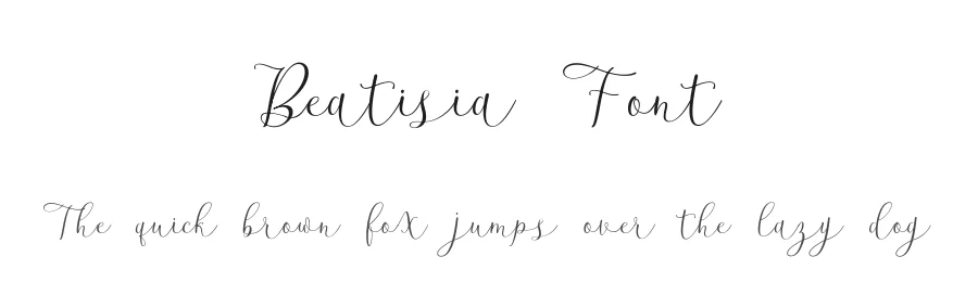 Beatisia Font by sizimon — Script Handwritten Font
