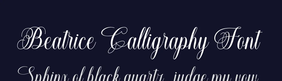 Beatrice Calligraphy Font by Black Studio — Script Handwritten Font — thumbnail 2