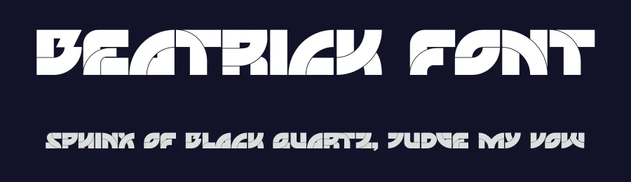 Beatrick Font by Mevricks Studio — Display Font — thumbnail 2