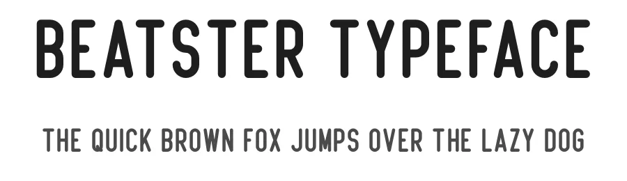 Beatster Typeface by MuSan — Display Font