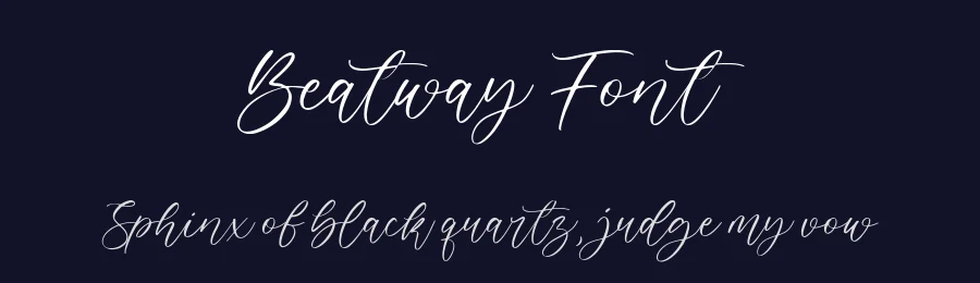 Beatway Font by AesthericaStudio — Script Handwritten Font — thumbnail 2