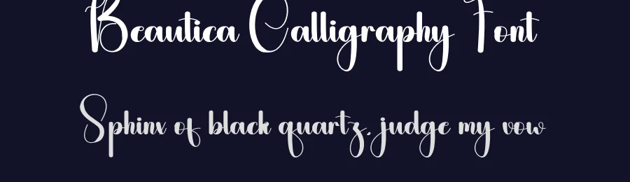 Beautica Calligraphy Font by andikastudio — Script Handwritten Font — thumbnail 2