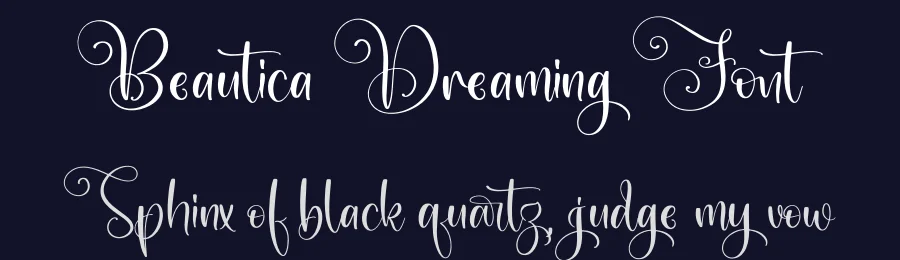 Beautica Dreaming Font by letterfabric — Script Handwritten Font — thumbnail 2