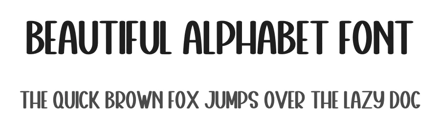 Beautiful Alphabet Font by Inermedia STUDIO — Sans Serif Font