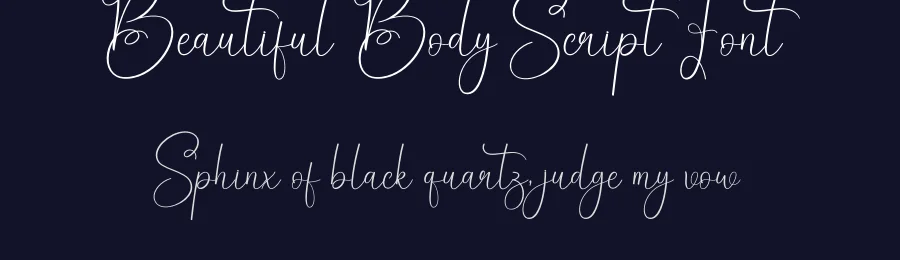 Beautiful Body Script Font by creativeletter — Script Handwritten Font — thumbnail 2