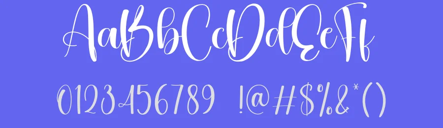 Beautiful Calligraphy Script Font by creativeletter — Script Handwritten Font — thumbnail 3