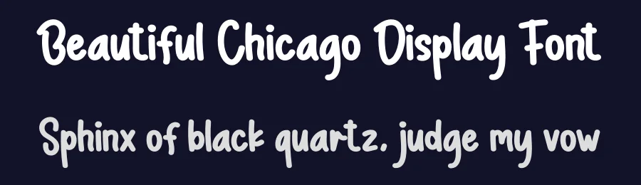 Beautiful Chicago Display Font by andikastudio — Display Font — thumbnail 2