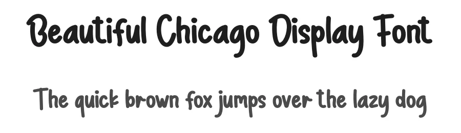 Beautiful Chicago Display Font by andikastudio — Display Font