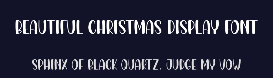 Beautiful Christmas Display Font by creativeletter — Display Font — thumbnail 2