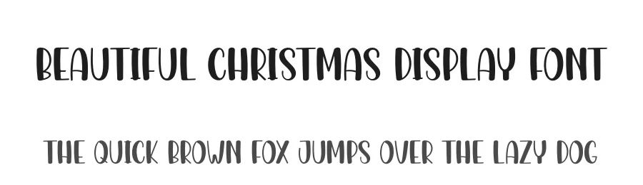 Beautiful Christmas Display Font by creativeletter — Display Font