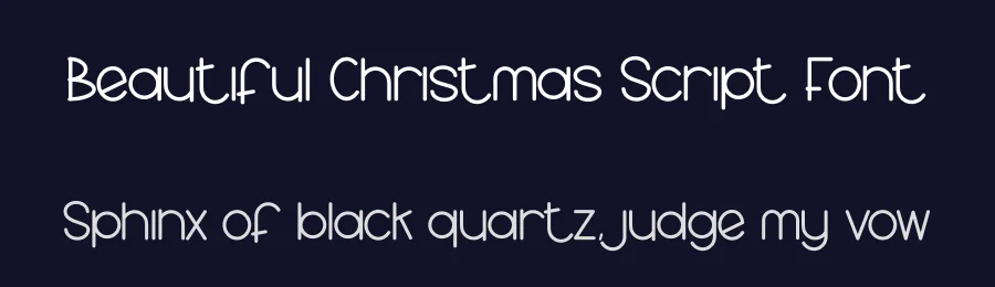 Beautiful Christmas Script Font by creativeletter — Display Font — thumbnail 2
