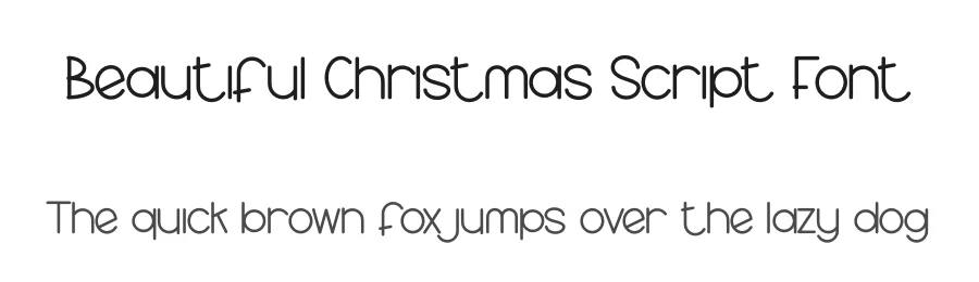 Beautiful Christmas Script Font by creativeletter — Display Font