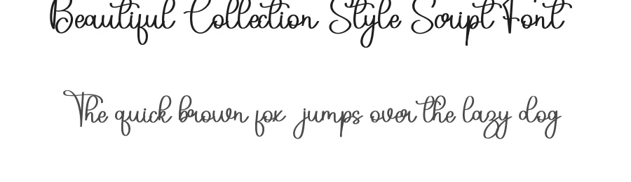 Beautiful Collection Style Script Font by inermediaSTUDIO — Script Handwritten Font