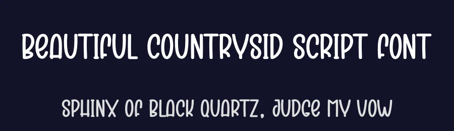 Beautiful Countrysid Script Font by creativeletter — Display Font — thumbnail 2