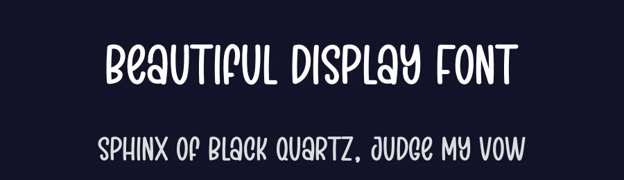 Beautiful Display Font by creativeletter — Display Font — thumbnail 2
