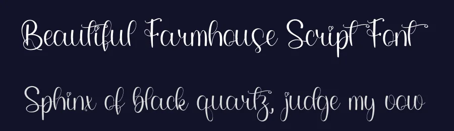 Beautiful Farmhouse Script Font by inermediaSTUDIO — Script Handwritten Font — thumbnail 2
