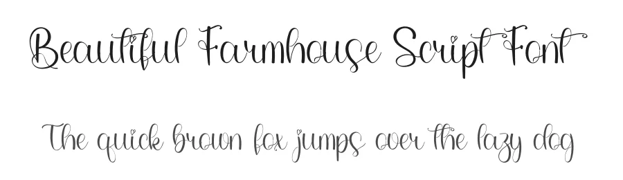 Beautiful Farmhouse Script Font by inermediaSTUDIO — Script Handwritten Font