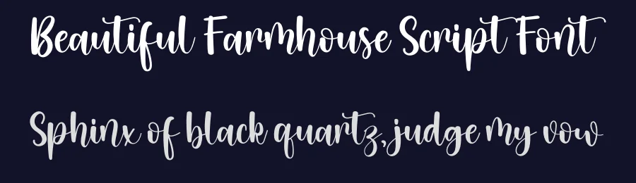 Beautiful Farmhouse Script Font by inermediaSTUDIO — Script Handwritten Font — thumbnail 2