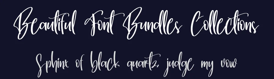 Beautiful Font Bundles Collections by creativeletter — Script Handwritten Font — thumbnail 2