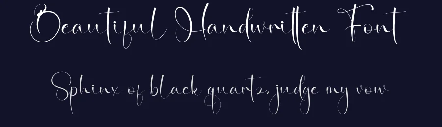 Beautiful Handwritten Font by creativeletter — Script Handwritten Font — thumbnail 2
