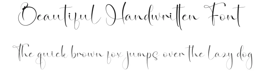 Beautiful Handwritten Font by creativeletter — Script Handwritten Font