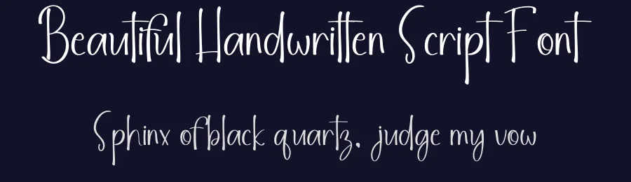 Beautiful Handwritten Script Font by freshtypeink — Script Handwritten Font — thumbnail 2