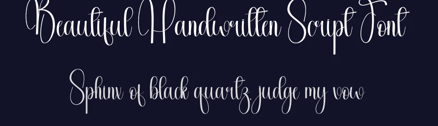 Beautiful Handwritten Script Font by creativeletter — Script Handwritten Font — thumbnail 2