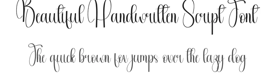 Beautiful Handwritten Script Font by creativeletter — Script Handwritten Font