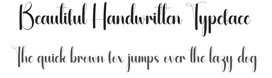 Beautiful Handwritten Typeface by andikastudio — Script Handwritten Font