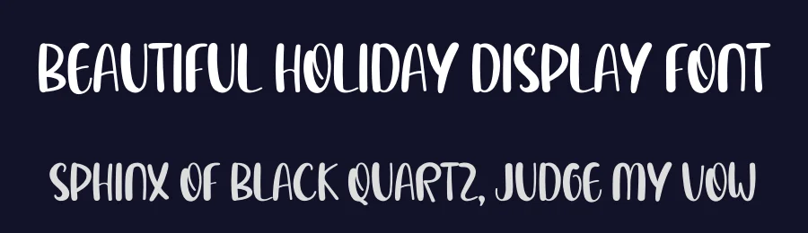 Beautiful Holiday Display Font by inermediaSTUDIO — Display Font — thumbnail 2