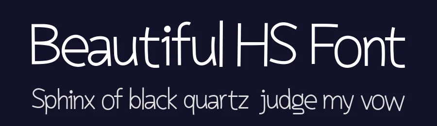 Beautiful HS Font by Hannabie Creative — Decorative Font — thumbnail 2