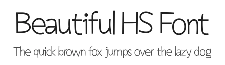 Beautiful HS Font by Hannabie Creative — Decorative Font