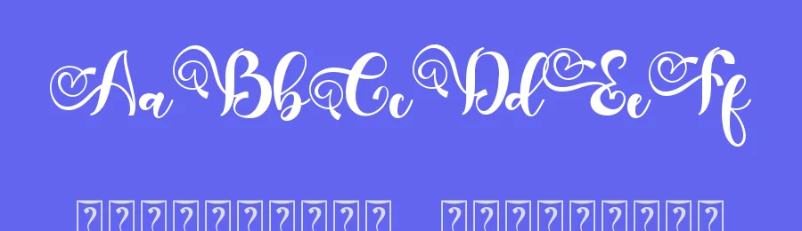 Beautiful Lovely Monogram Font by Yoga Letter — Script Handwritten Font — thumbnail 3