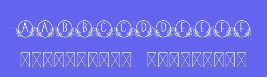 Beautiful Monogram Display Font by creativeletter — Decorative Font — thumbnail 3