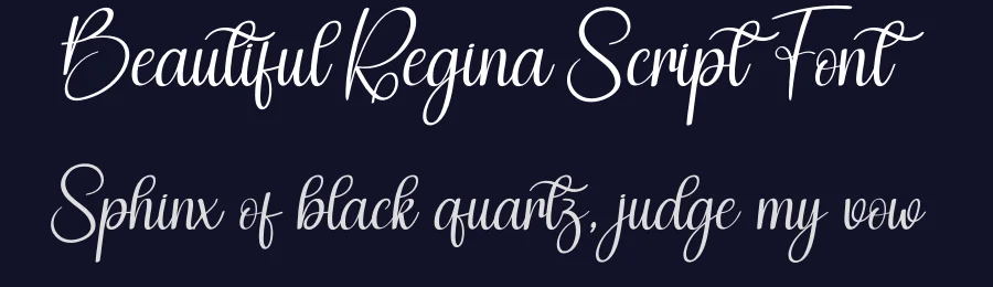 Beautiful Regina Script Font by creativeletter — Script Handwritten Font — thumbnail 2