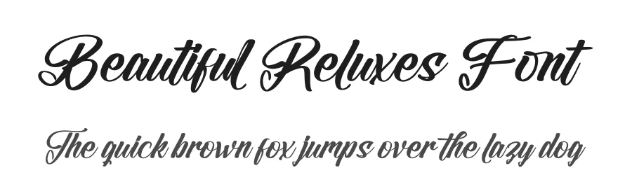 Beautiful Reluxes Font by Operatype.Co — Serif Font