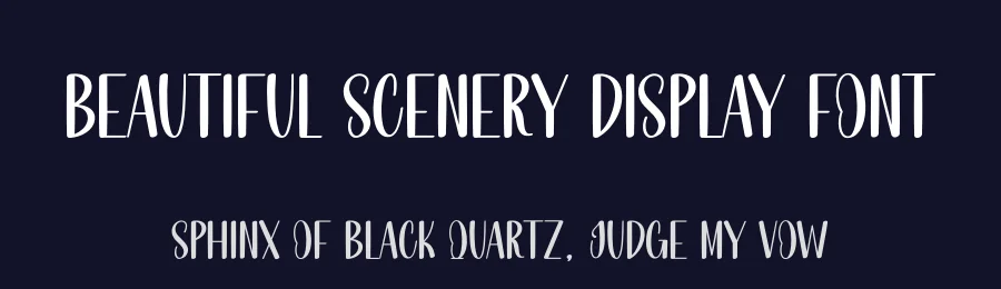 Beautiful Scenery Display Font by creativeletter — Script Handwritten Font — thumbnail 2