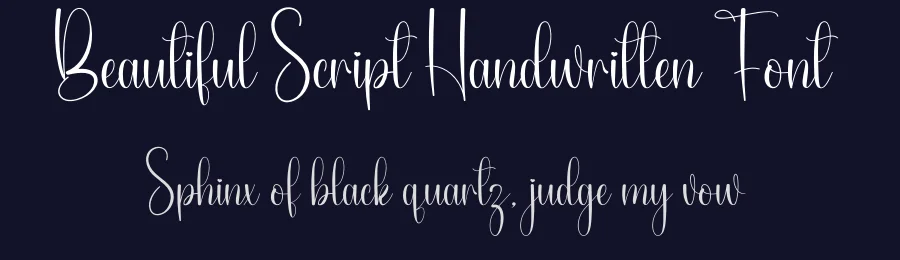Beautiful Script Handwritten Font by andikastudio — Script Handwritten Font — thumbnail 2