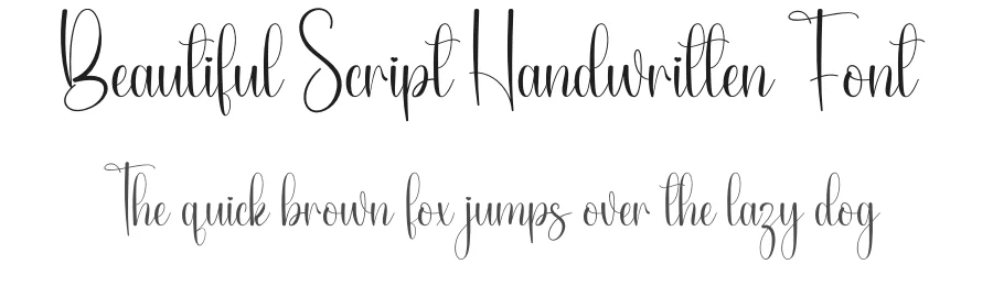 Beautiful Script Handwritten Font by andikastudio — Script Handwritten Font