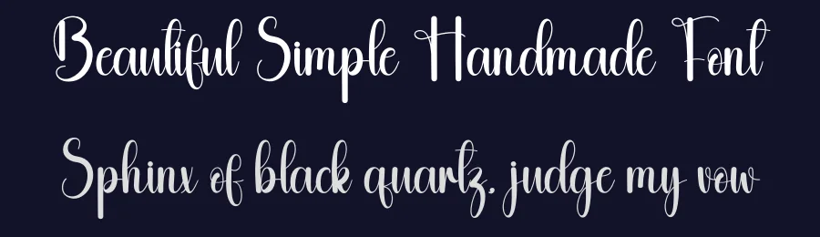 Beautiful Simple Handmade Font by andikastudio — Script Handwritten Font — thumbnail 2