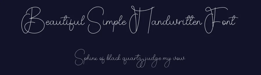 Beautiful Simple Handwritten Font by freshtypeink — Script Handwritten Font — thumbnail 2