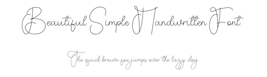 Beautiful Simple Handwritten Font by freshtypeink — Script Handwritten Font