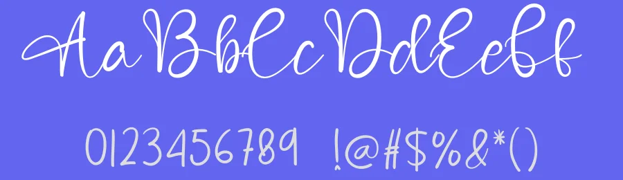 Beautiful Something Calligraphy Font by creativeletter — Script Handwritten Font — thumbnail 3