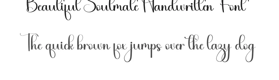 Beautiful Soulmate Handwritten Font by inermediaSTUDIO — Script Handwritten Font