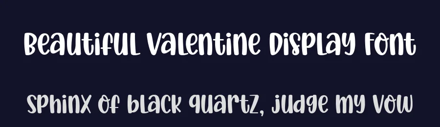 Beautiful Valentine Display Font by nasiruzzaman — Display Font — thumbnail 2