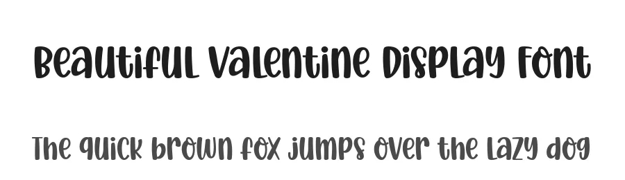 Beautiful Valentine Display Font by nasiruzzaman — Display Font