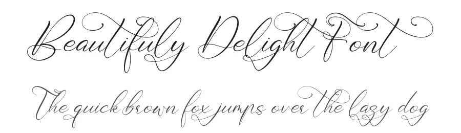 Beautifuly Delight Font by letterfabric — Script Handwritten Font