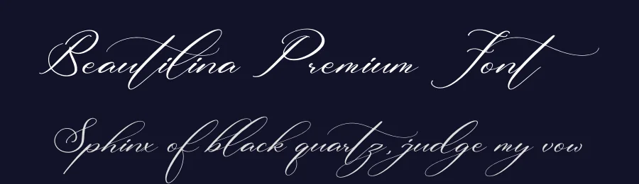 Beautilina Premium Font by letterfabric — Script Handwritten Font — thumbnail 2