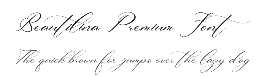 Beautilina Premium Font by letterfabric — Script Handwritten Font